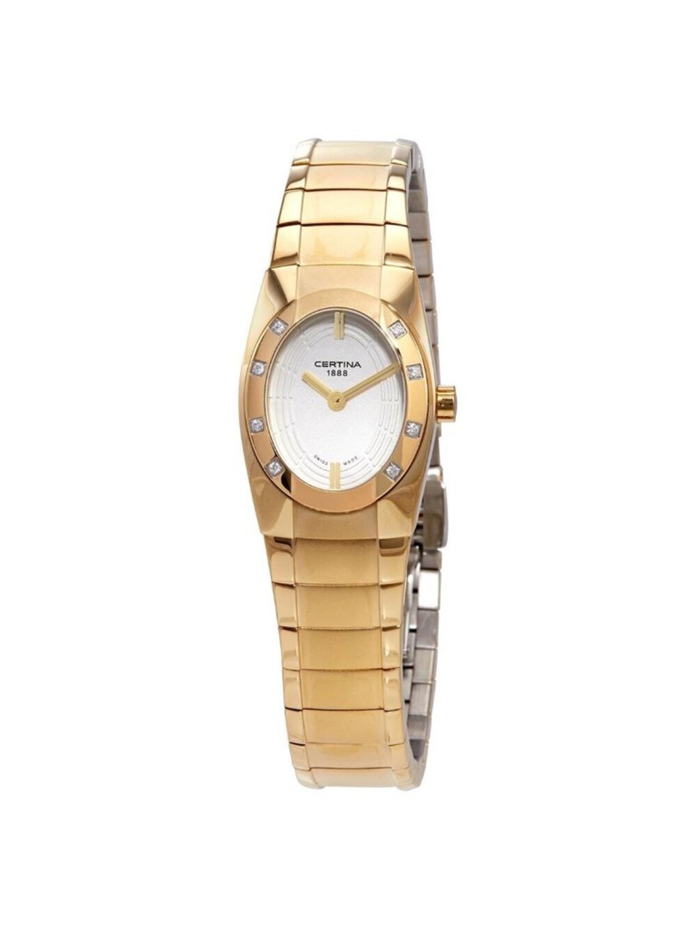 NWT Certina DS Spel Mini Lady Quartz White Dial Watch